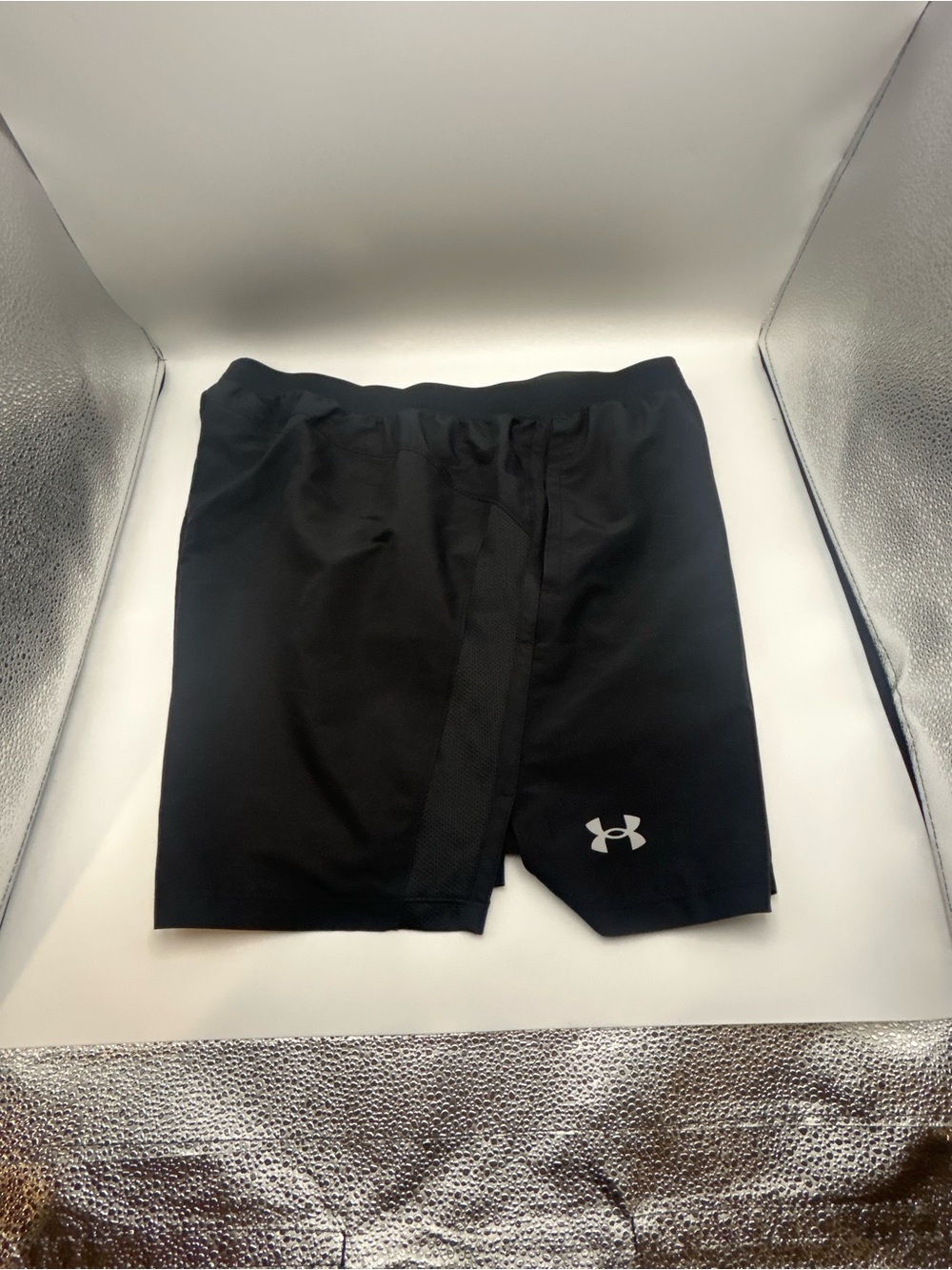 Under Armour Men's Black Performance Training Shorts with Logo